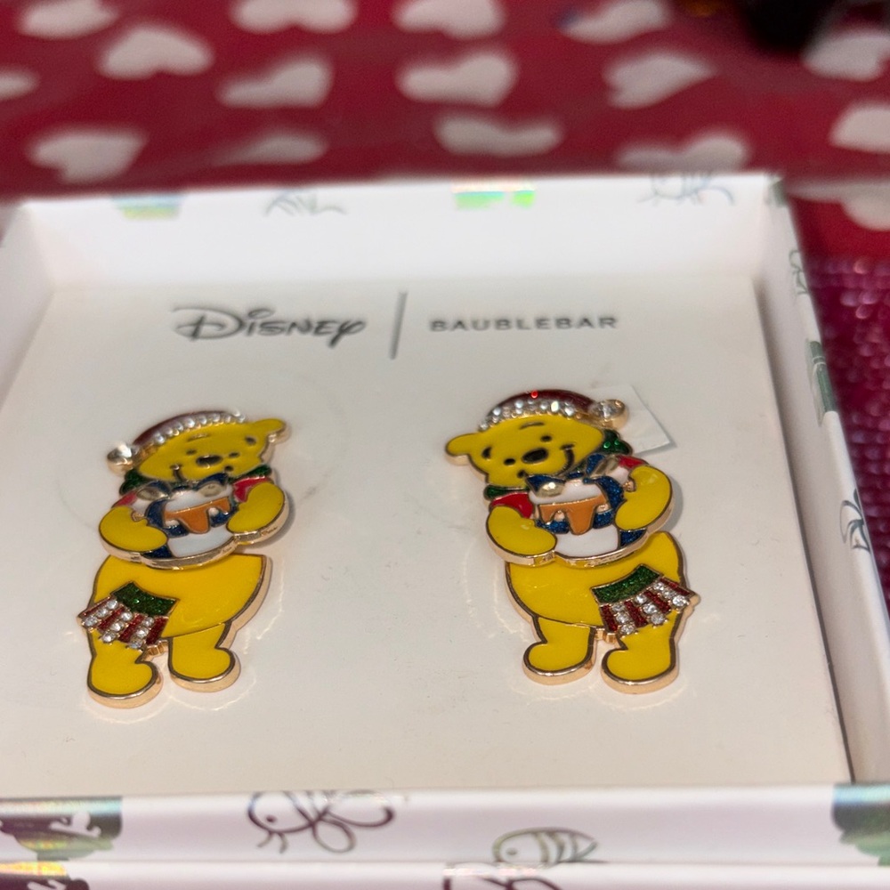 BaubleBar Disney Winnie the Pooh Earrings - Yellow and Red